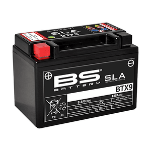 Bateria 12V 8,4Ah SLA BTX9 SLA - BS Battery