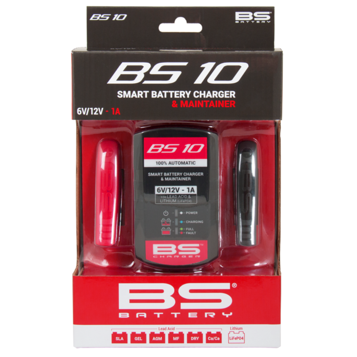 Carregador de Baterias Inteligente 6/12V 1A BS10 - BS Battery 4