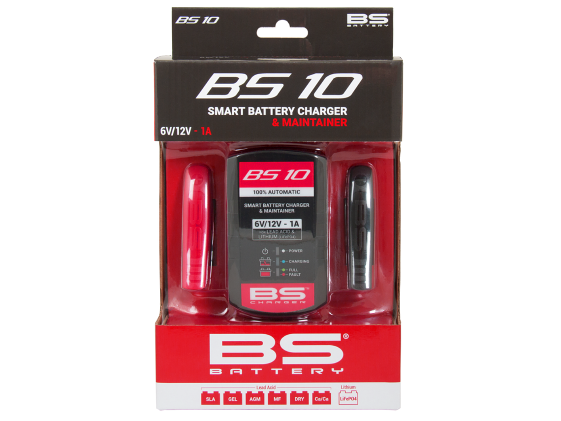 Carregador de Baterias Inteligente 6/12V 1A BS10 - BS Battery 4