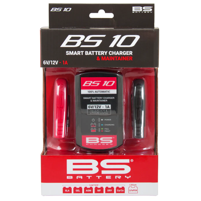 Carregador de Baterias Inteligente 6/12V 1A BS10 - BS Battery 4
