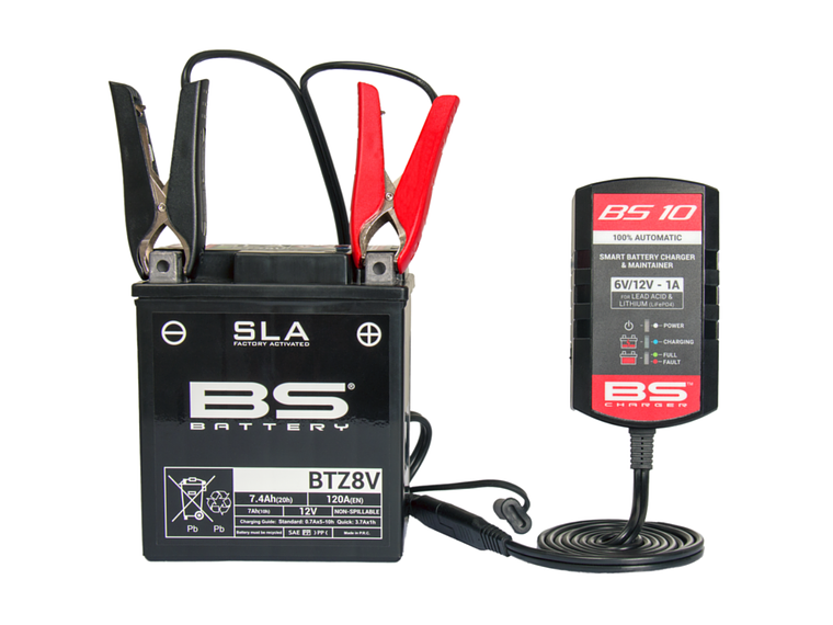 Carregador de Baterias Inteligente 6/12V 1A BS10 - BS Battery 5