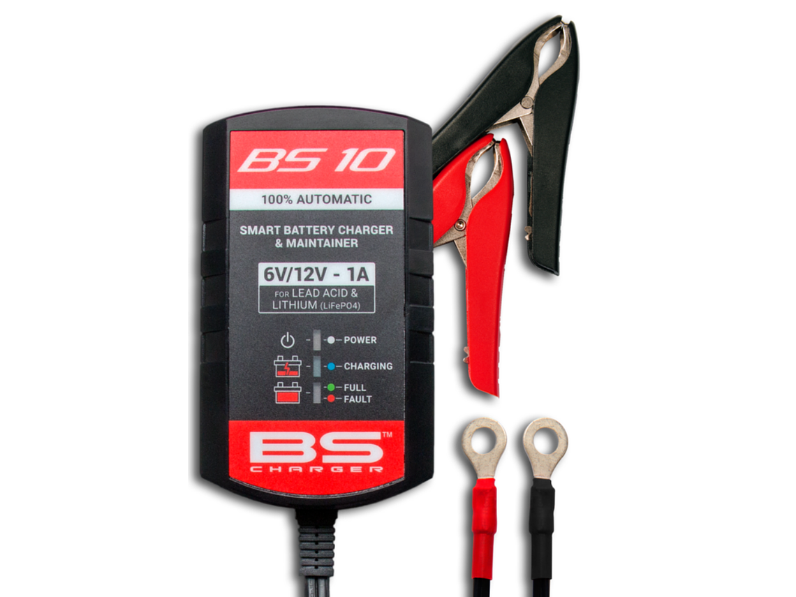 Carregador de Baterias Inteligente 6/12V 1A BS10 - BS Battery 8