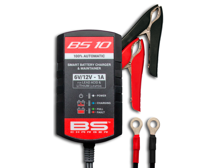 Carregador de Baterias Inteligente 6/12V 1A BS10 - BS Battery 8