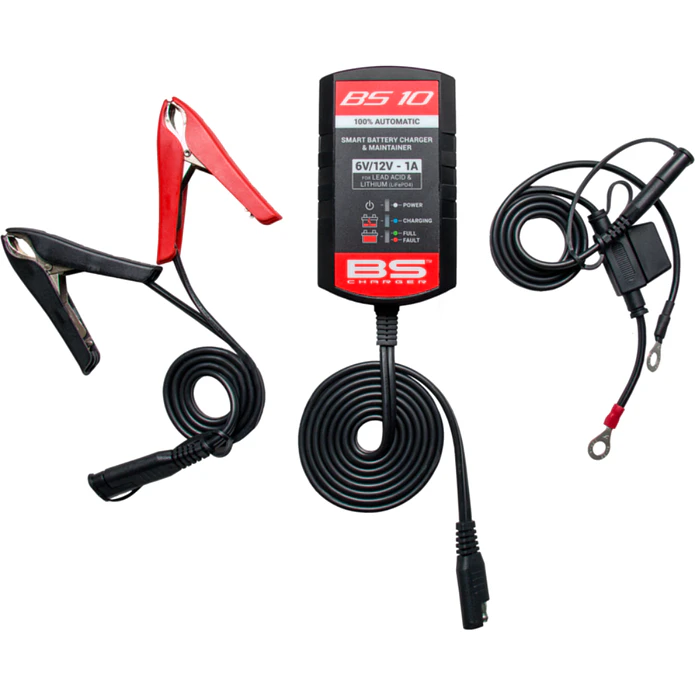 Carregador de Baterias Inteligente 6/12V 1A BS10 - BS Battery 9