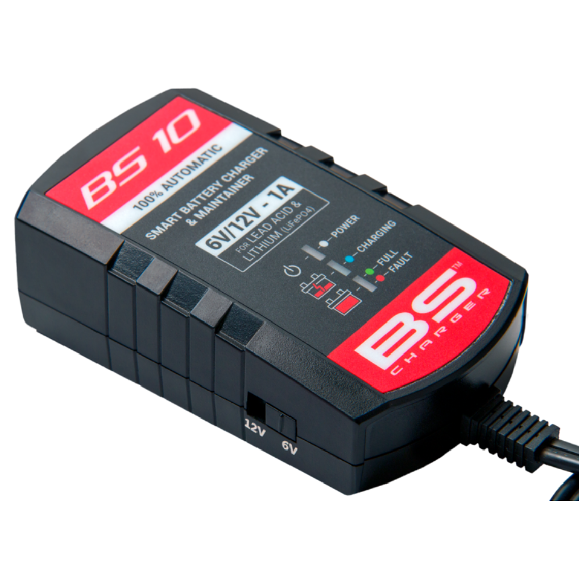 Carregador de Baterias Inteligente 6/12V 1A BS10 - BS Battery 10