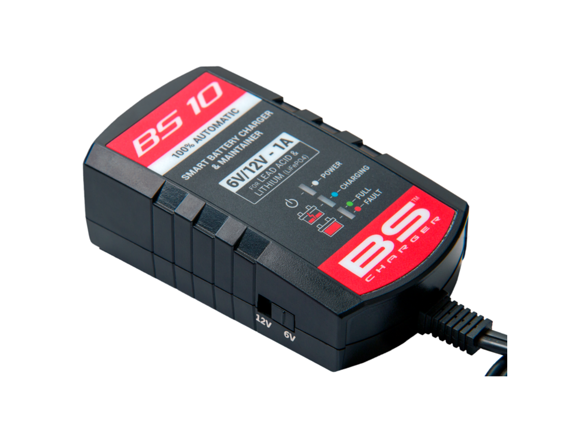 Carregador de Baterias Inteligente 6/12V 1A BS10 - BS Battery 10