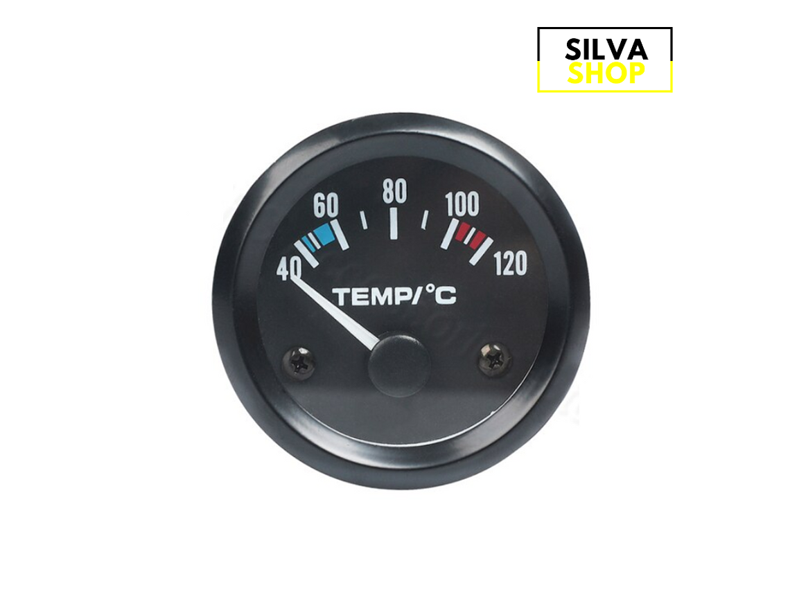 Manómetro Temperatura Água Preto 1