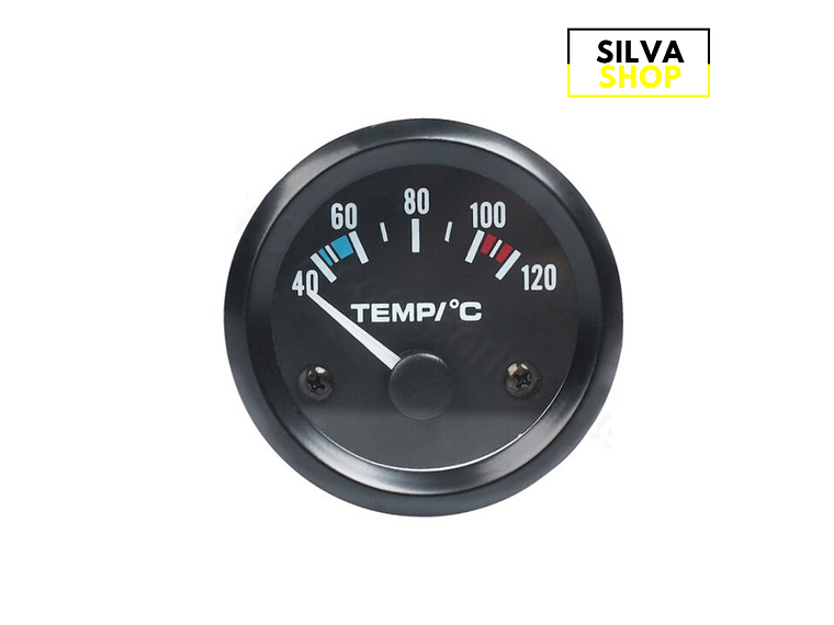 Manómetro Temperatura Água Preto 1