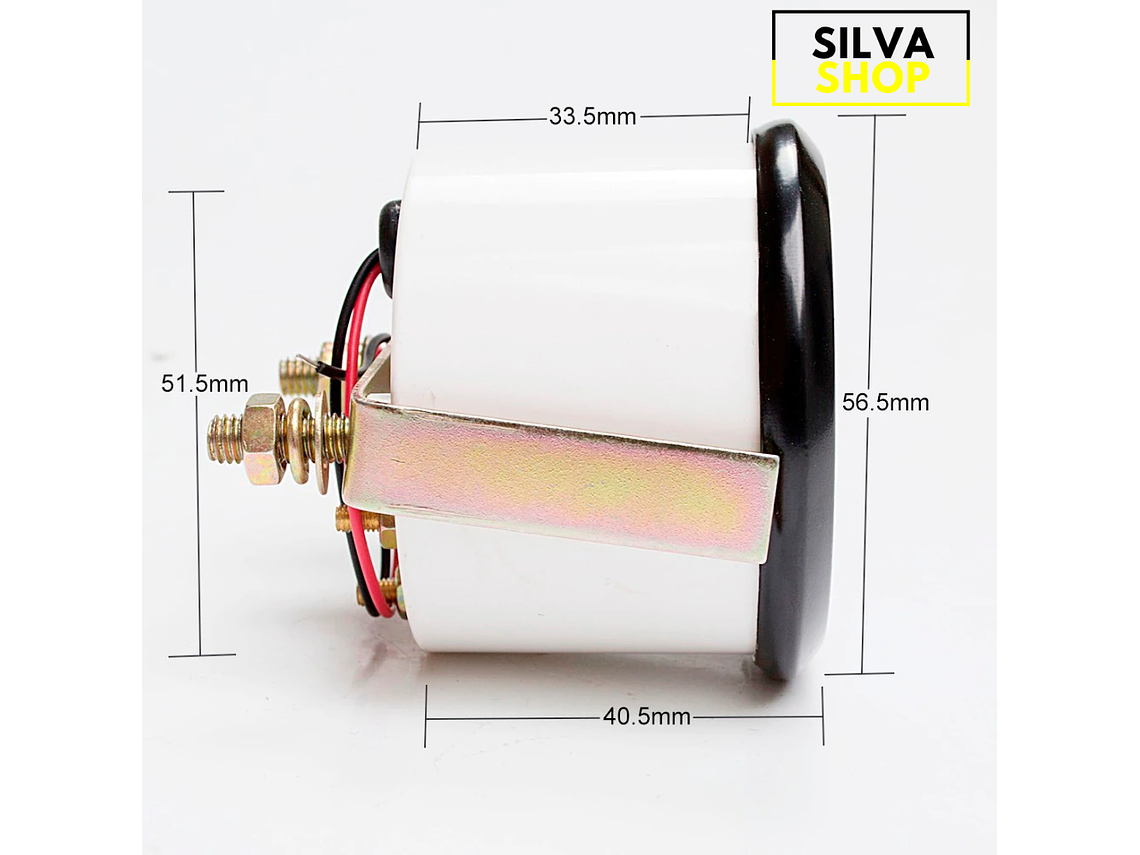 Manómetro Temperatura Água Preto 2