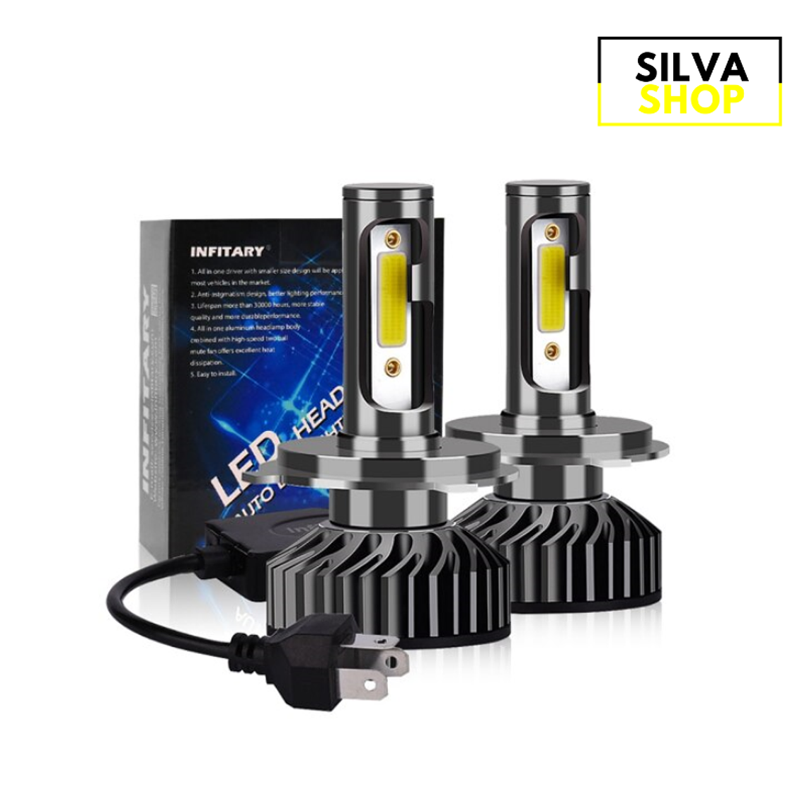 Lâmpadas LED H4 Canbus 1