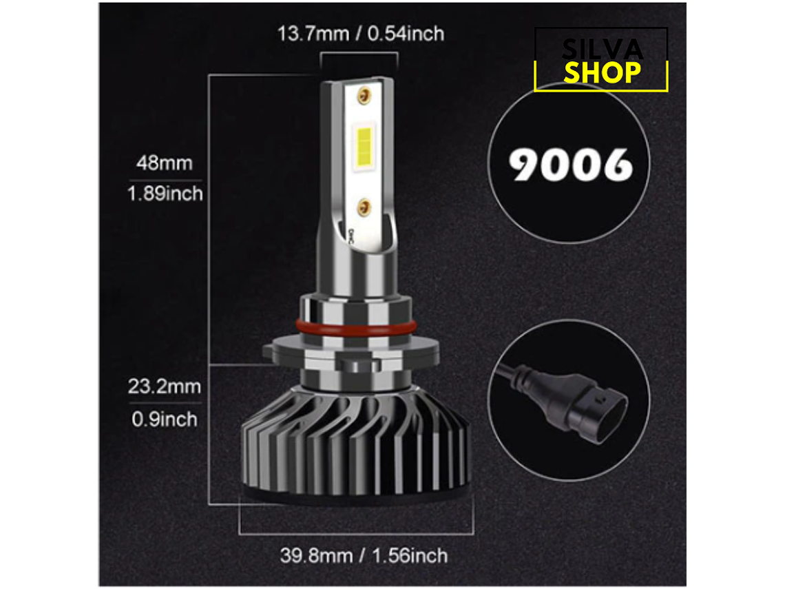 Lâmpadas LED HB4 Canbus 2