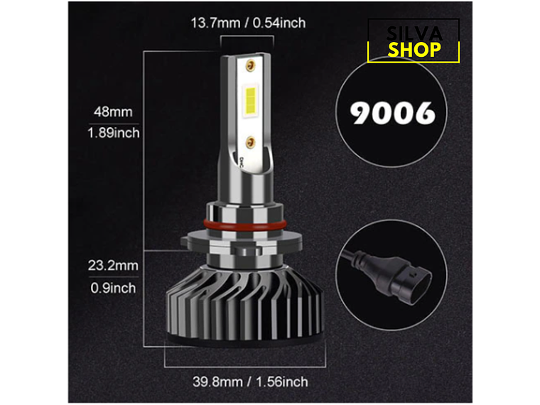 Lâmpadas LED HB4 Canbus 2