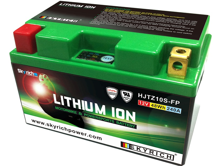 Bateria de Lítio Skyrich LITZ10S (Com Indicador de Carga) 1