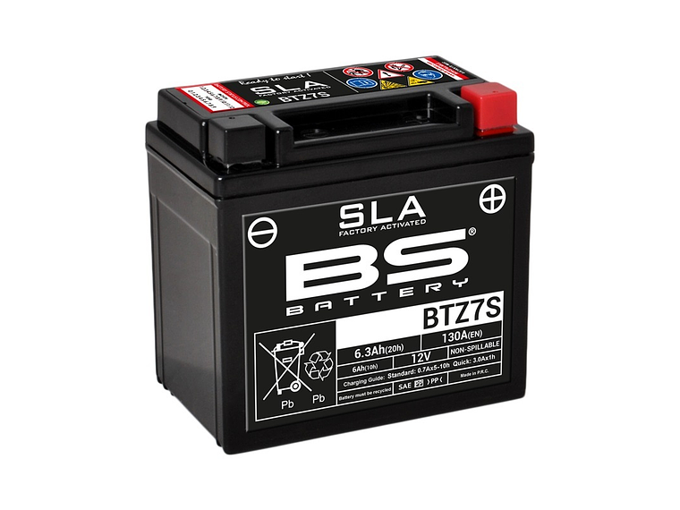 Bateria 12V 6Ah SLA BTZ7S SLA - BS Battery 1