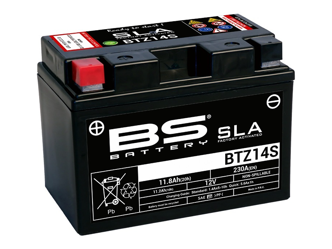 Bateria 12V 11,8Ah SLA BTZ14S (FA) - BS Battery 1