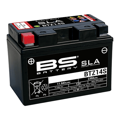 Bateria 12V 11,8Ah SLA BTZ14S (FA) - BS BATTERY