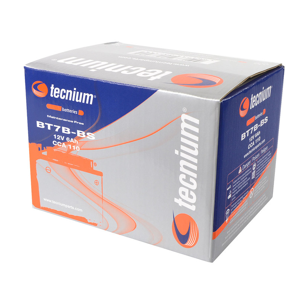 Bateria 12V 6,5Ah BT7B-BS Tecnium 2