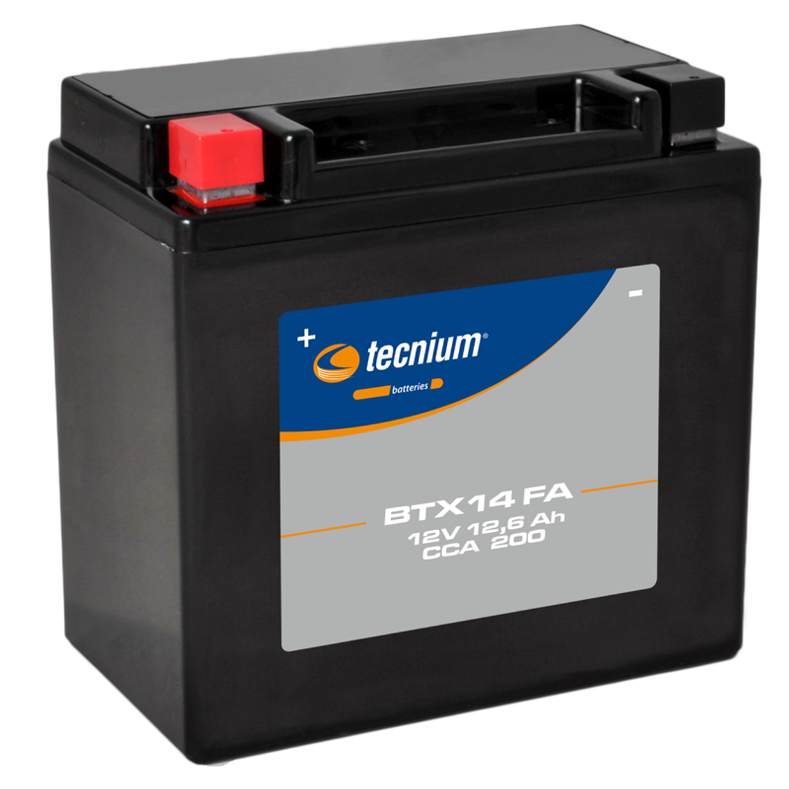 Bateria Ativada 12V 12,6Ah BTX14 Tecnium 1