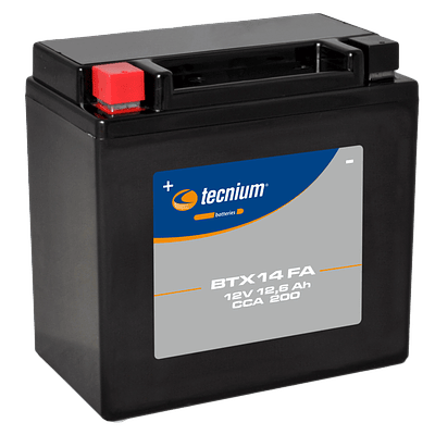 Bateria Ativada 12V 12,6Ah BTX14 Tecnium