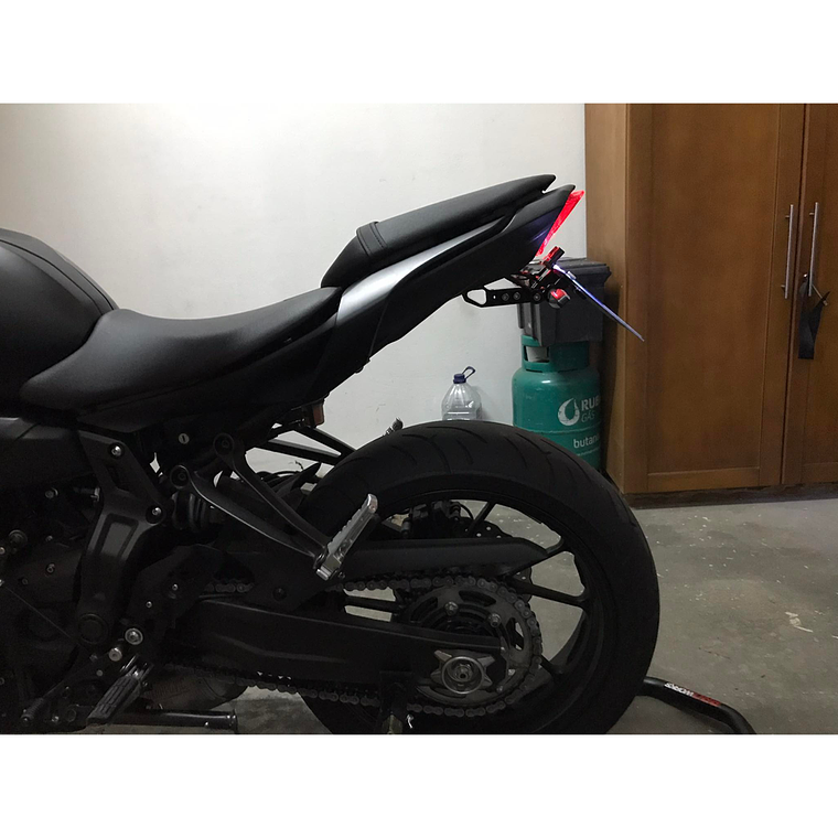 Universal Short Plate Support for Motorcycle 4