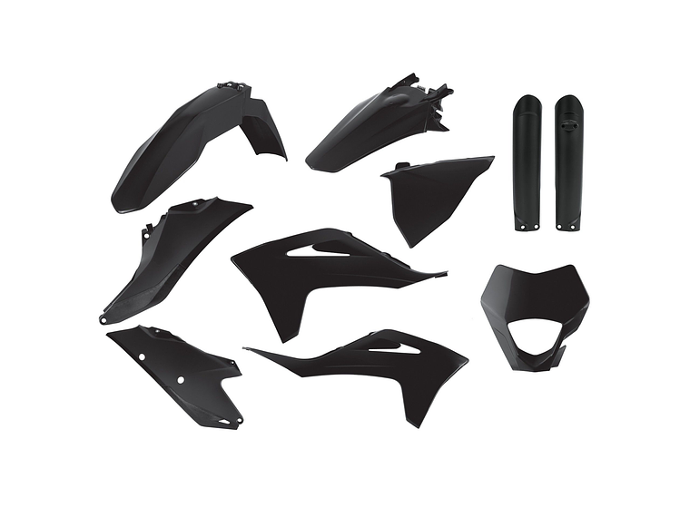 Kit Plásticos Enduro Gas Gas EC/EC-F 2021-22 (Preto) 91028 1