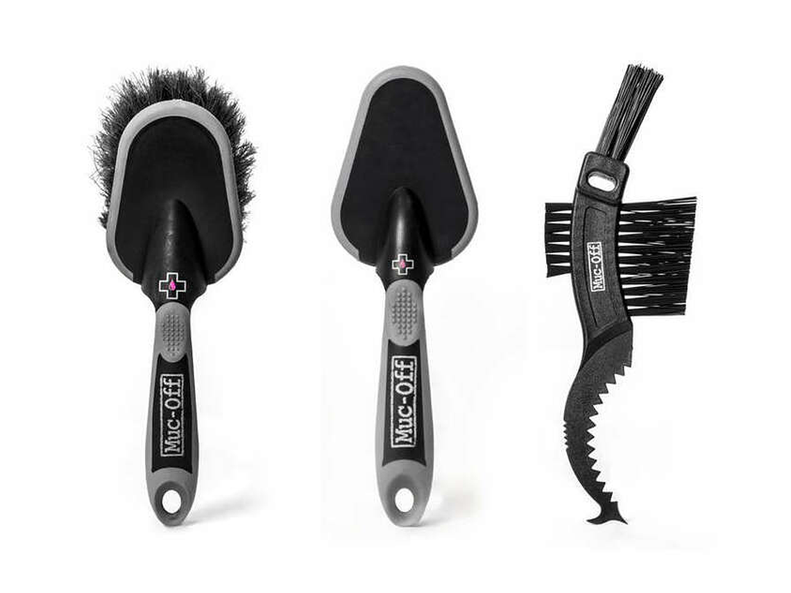 Kit de 3 Escovas de Limpeza Muc-Off Premium  1