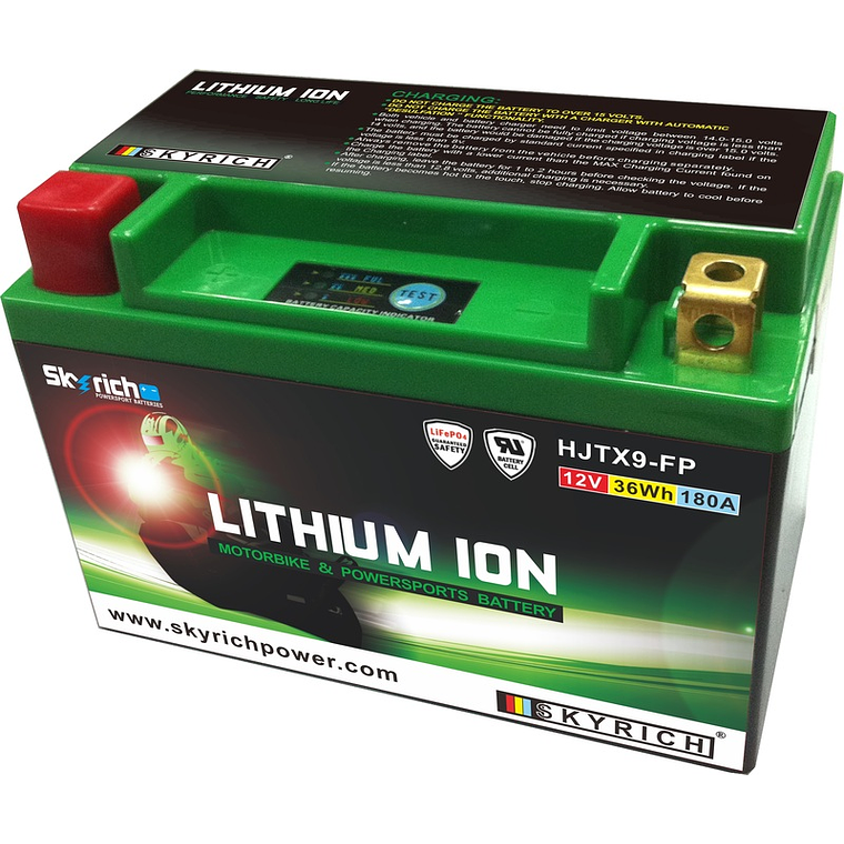 Bateria de Lítio Skyrich LTX9-BS (Com Indicador de Carregamento) 1