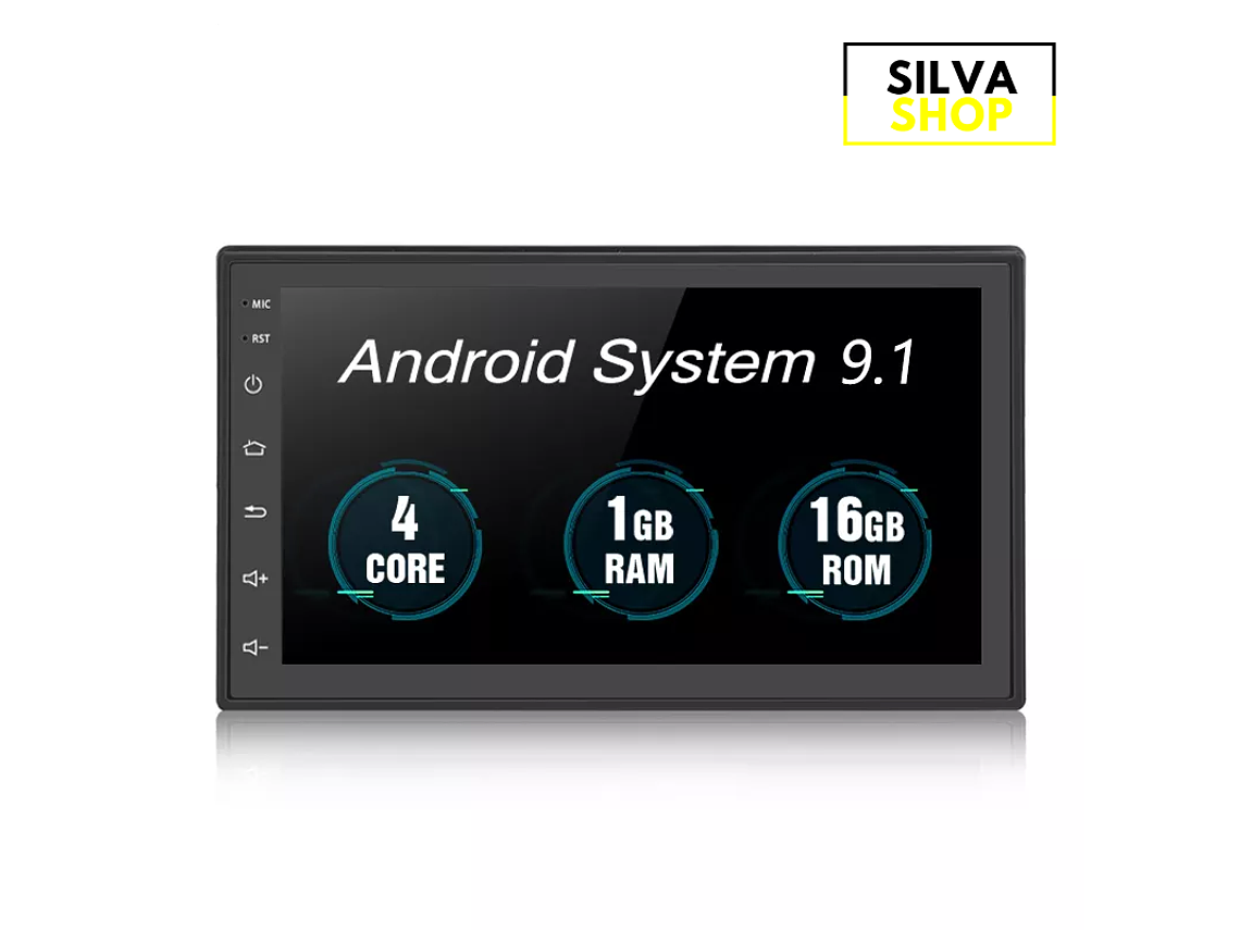 Autorrádio 2DIN Android 9.1 7
