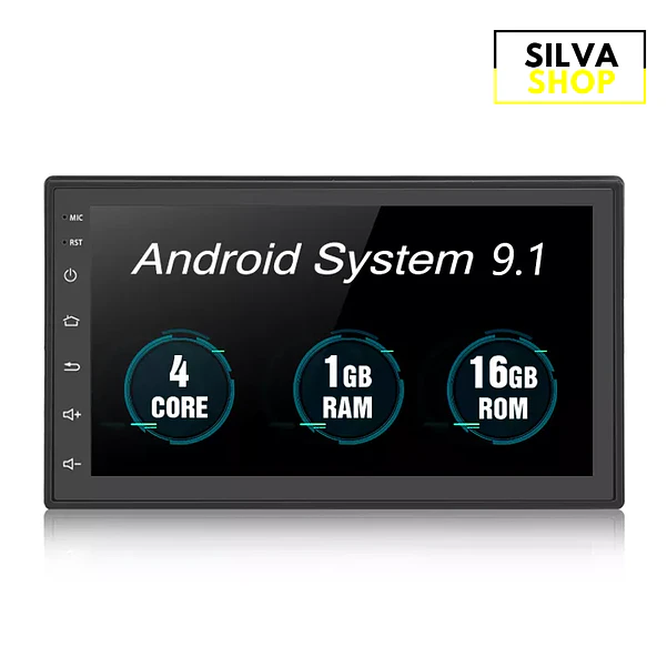 Autorrádio 2DIN Android 9.1 7