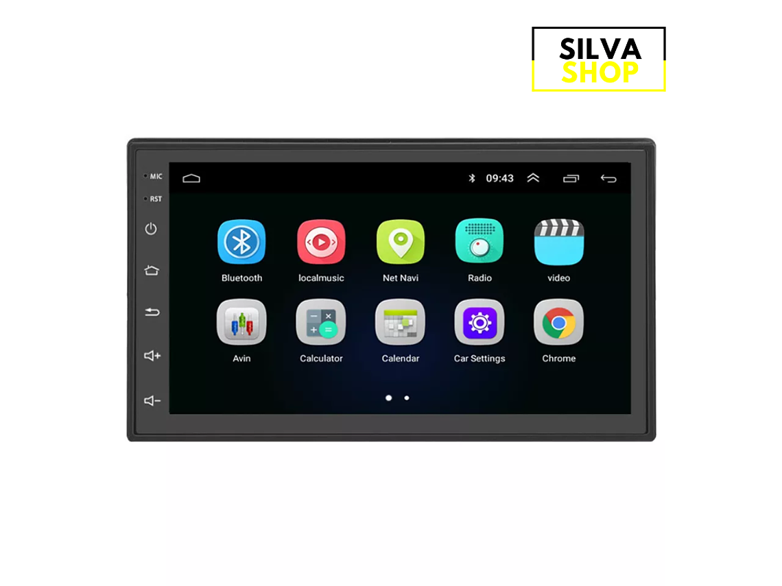 Autorrádio 2DIN Android 9.1 7