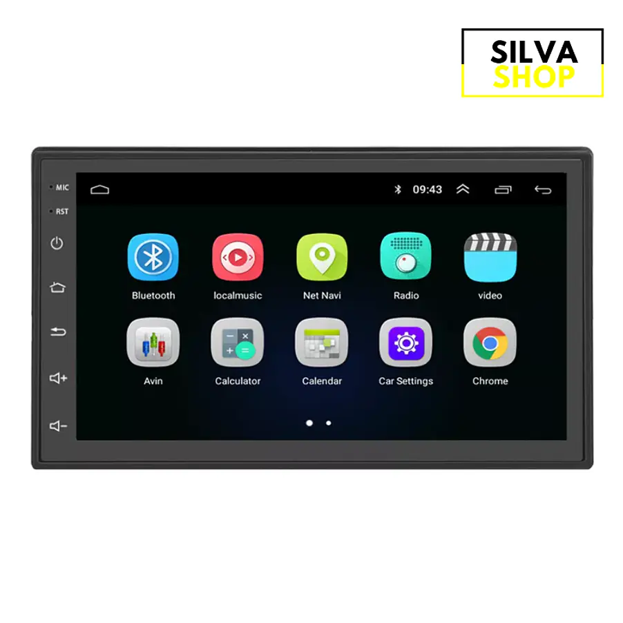 Autorrádio 2DIN Android 9.1 7