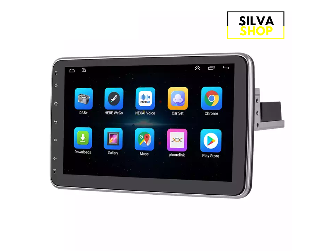 Autorrádio 1DIN Rotativo 180º 10 Polegadas Android - GPS WIFI 2GB 32GB 1