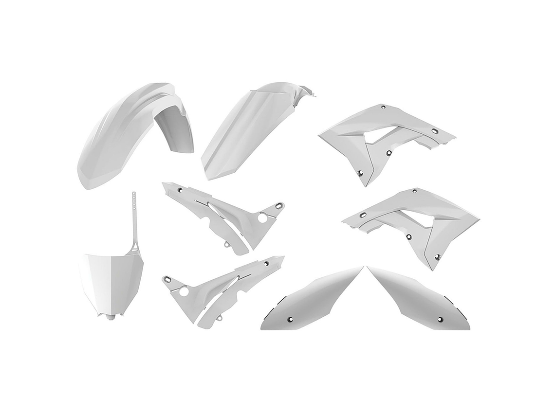 Kit Plásticos Honda CR125/CR250 2002-2007 (Branco) 1