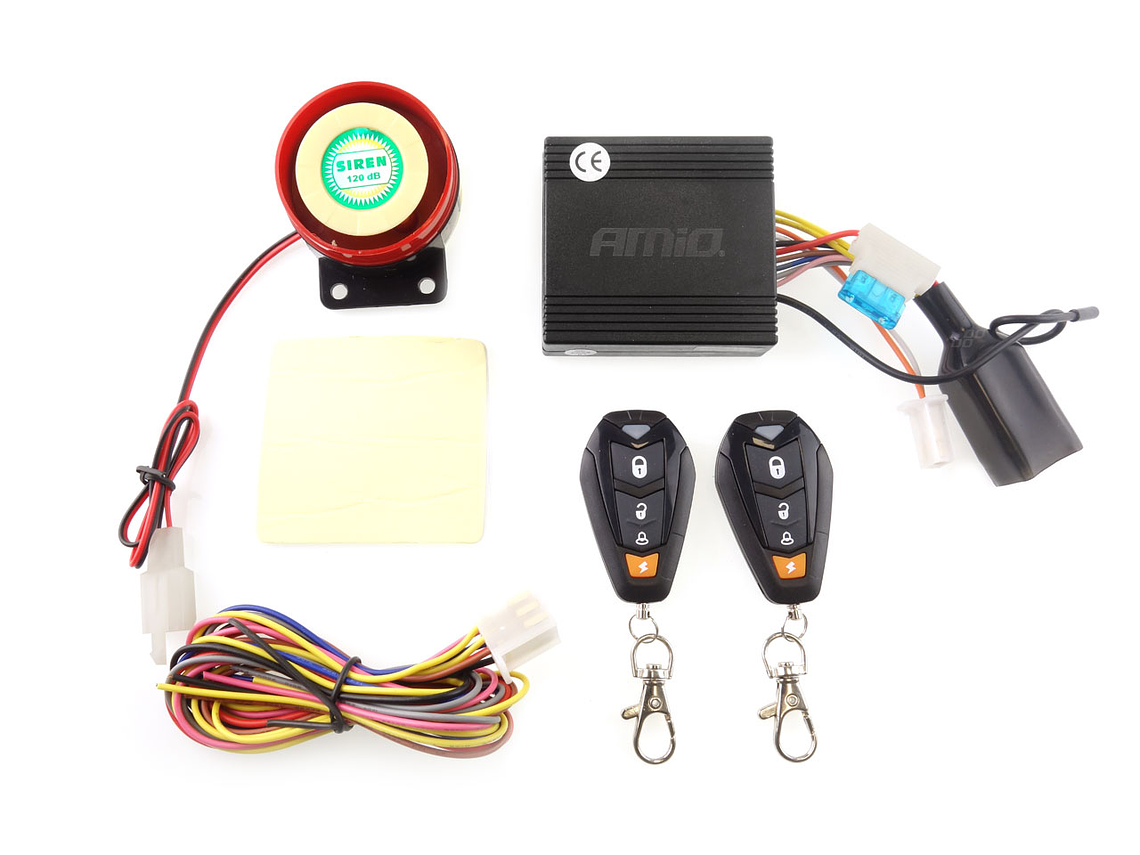 Sistema de Alarme para Mota c/ Comando - AMiO 01103 1