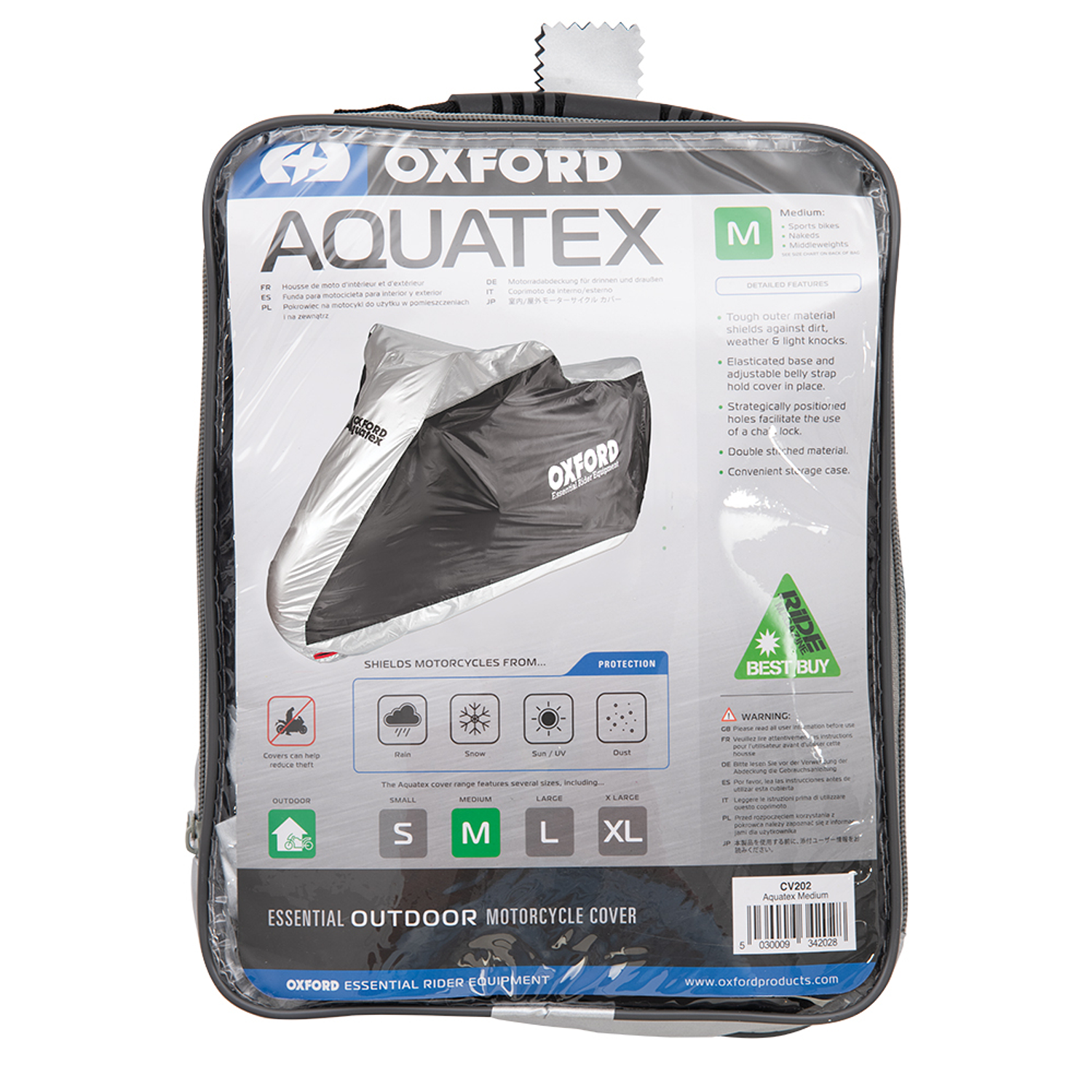 Oxford Aquatex Motorcycle Protection Cover 3