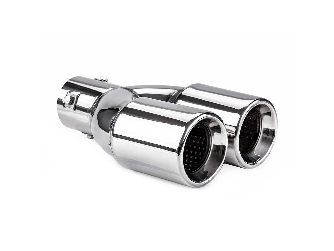 Ponteira Dupla Cromada em Inox - AMiO 1