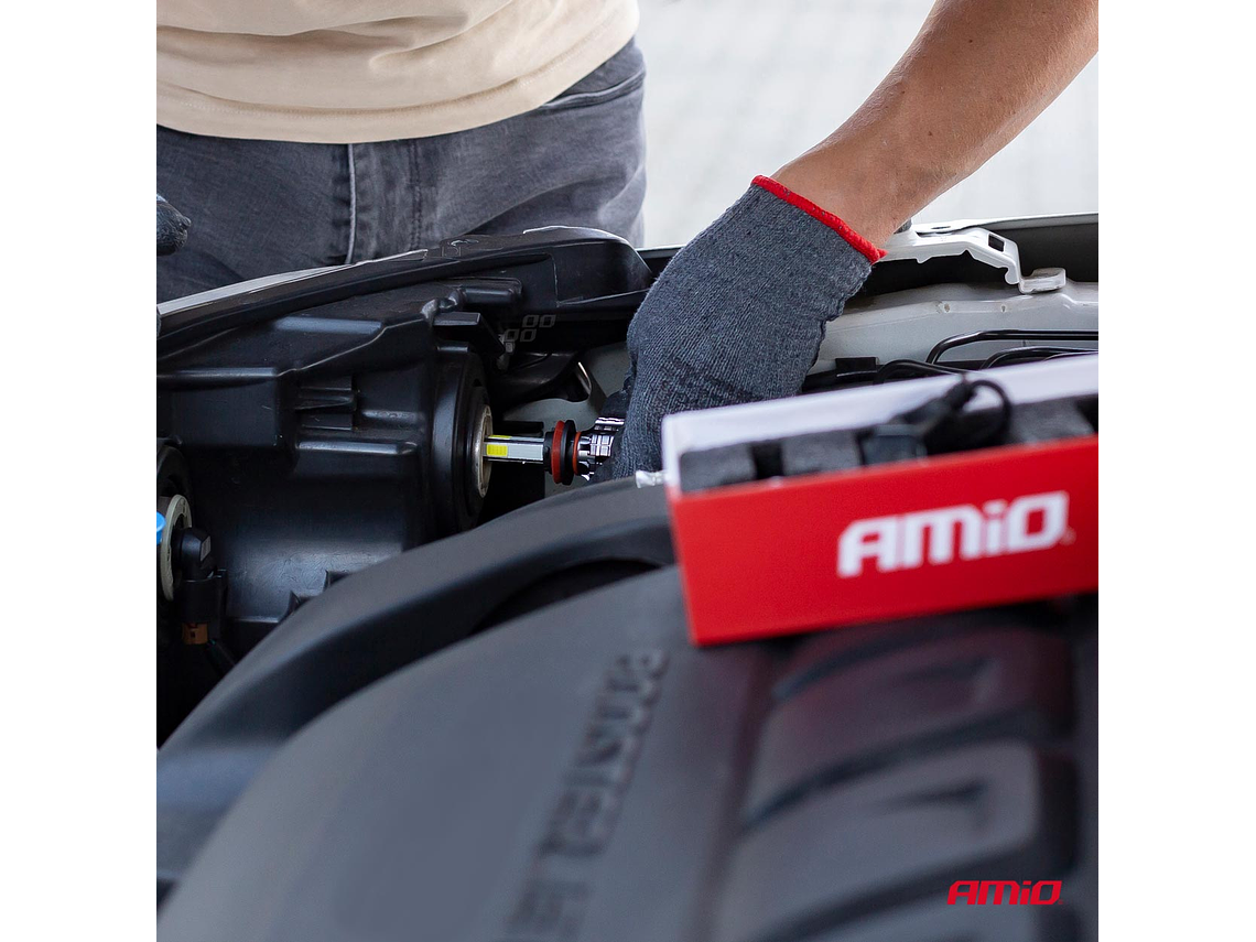 Lâmpadas LED H7 38W COB 12V/24V - AMiO  3