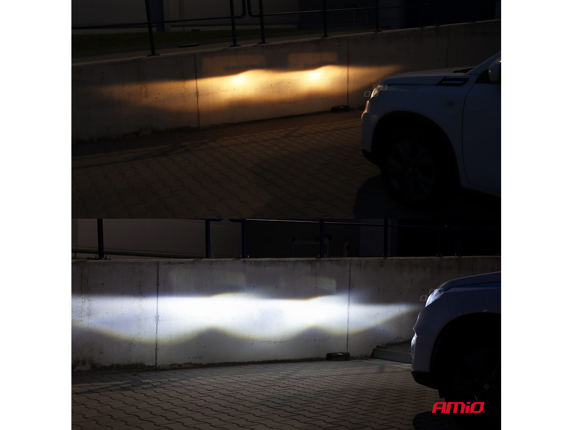 Lâmpadas LED H7 38W COB 12V/24V - AMiO  5