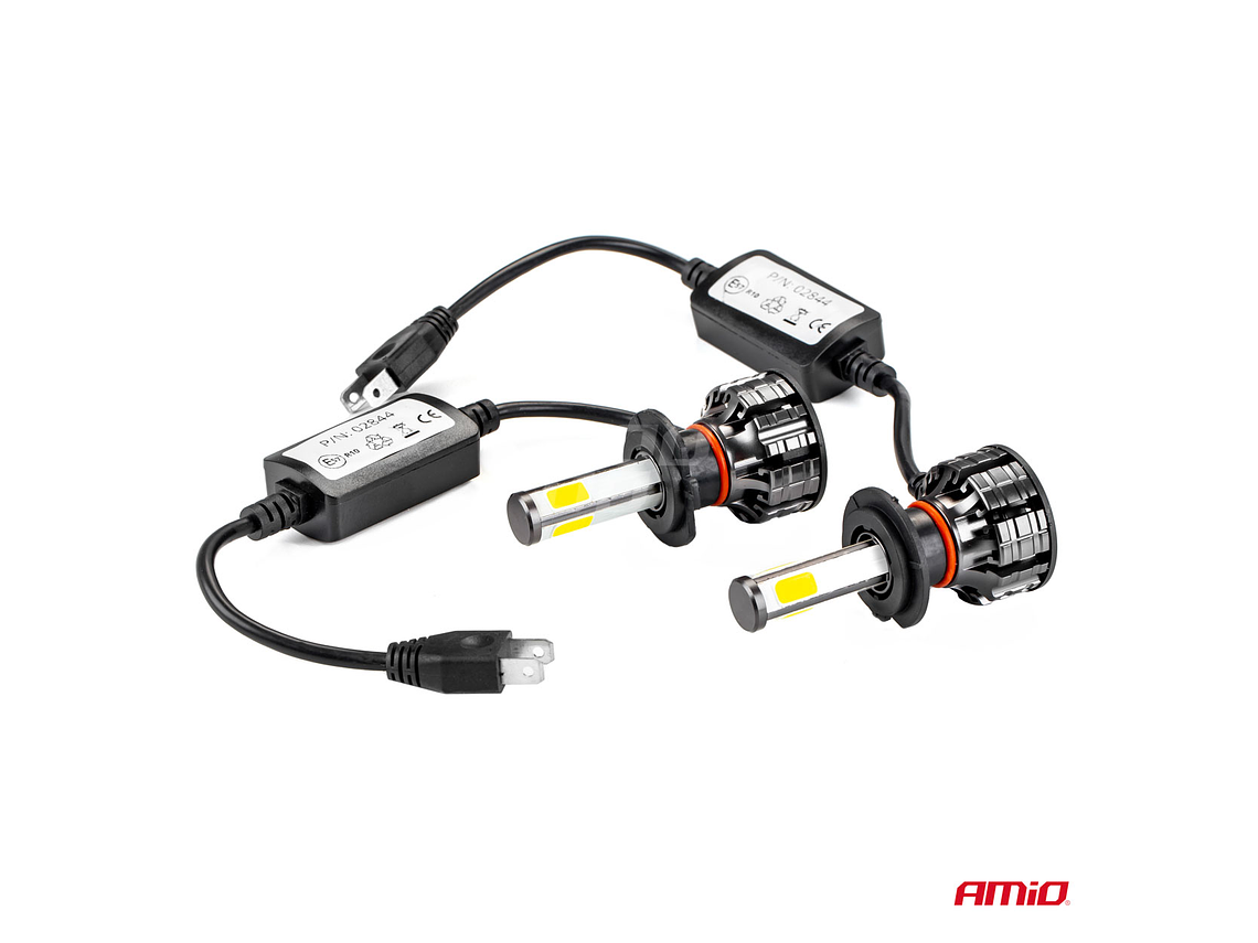 Lâmpadas LED H7 38W COB 12V/24V - AMiO  8