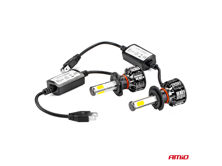 Lâmpadas LED H7 38W COB 12V/24V - AMiO  8
