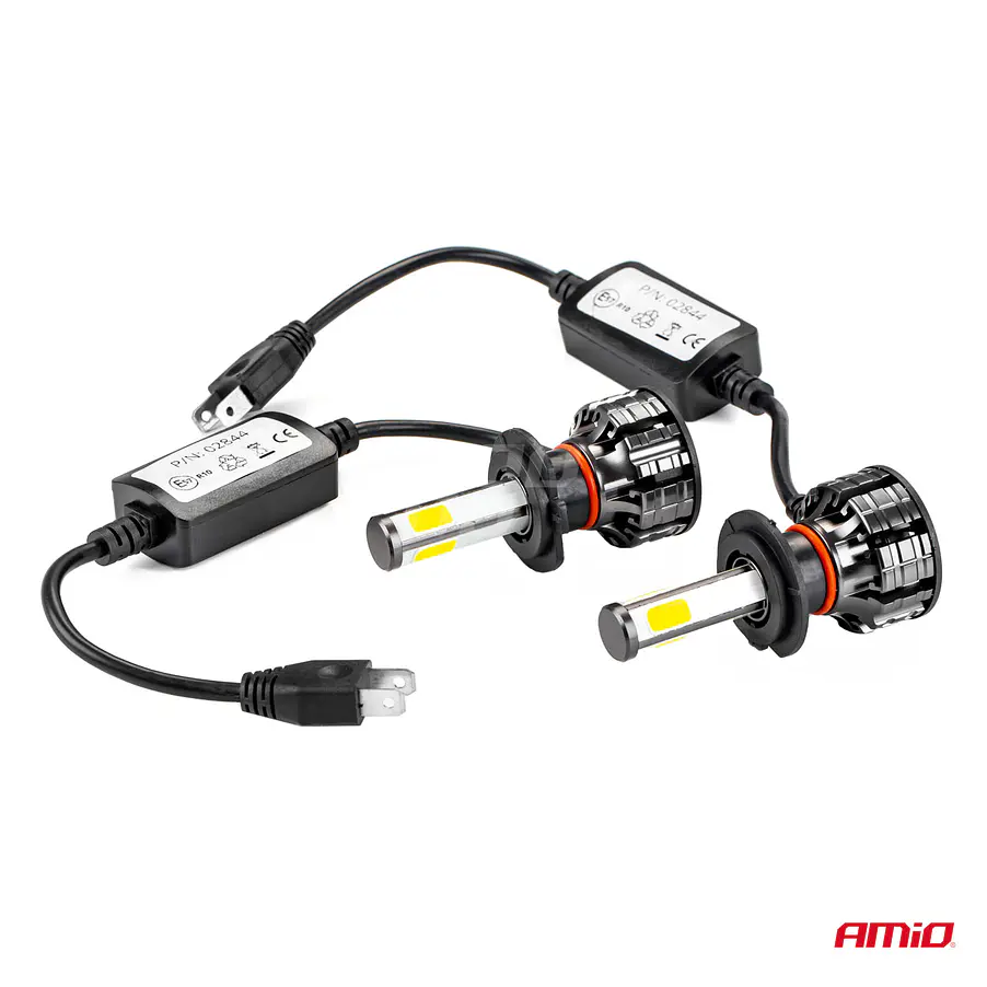 Lâmpadas LED H7 38W COB 12V/24V - AMiO  8