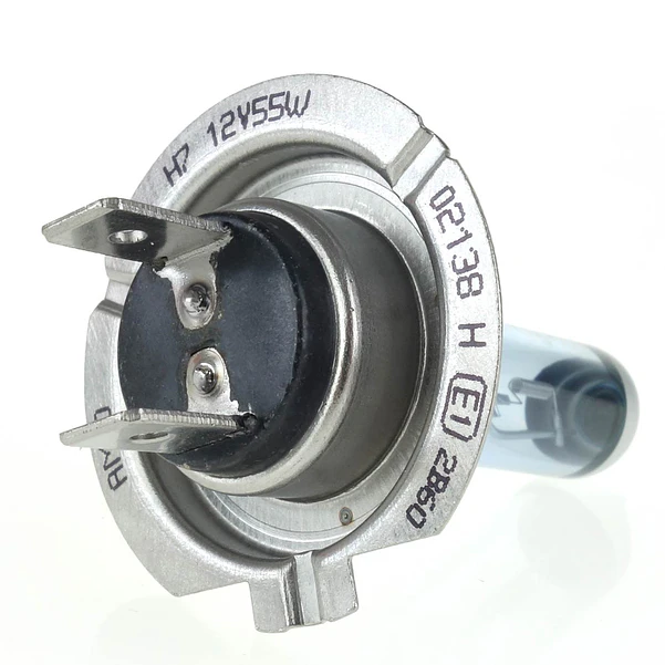 Lâmpada H7 Halogéneo Super Branca 55W +120% - AMiO 4