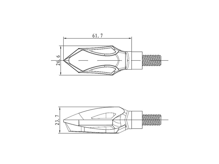 Par Piscas LED para Mota PUIG House 9946N 3