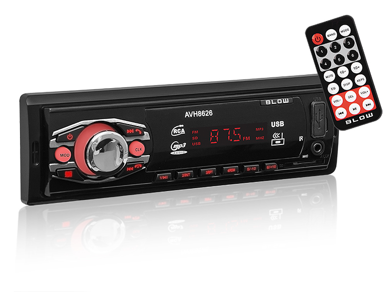 Autorrádio MP3/USB/SD/MMC/BT + Comando - AVH-8626 Blow 1