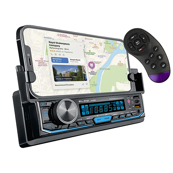 Autorrádio MP3 / USB / AUX / Bluetooth c/ Suporte Telemóvel AVH-8970 - Blow 1