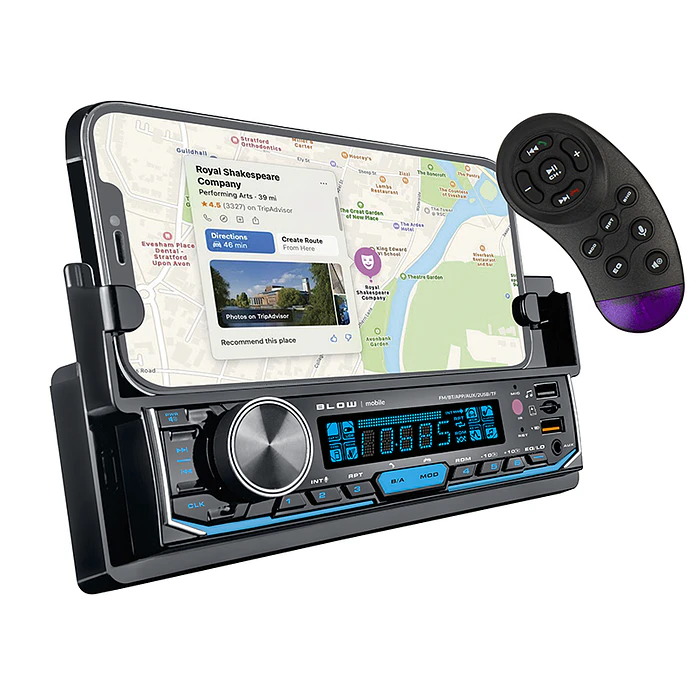 Autorrádio MP3 / USB / AUX / Bluetooth c/ Suporte Telemóvel AVH-8970 - Blow 1
