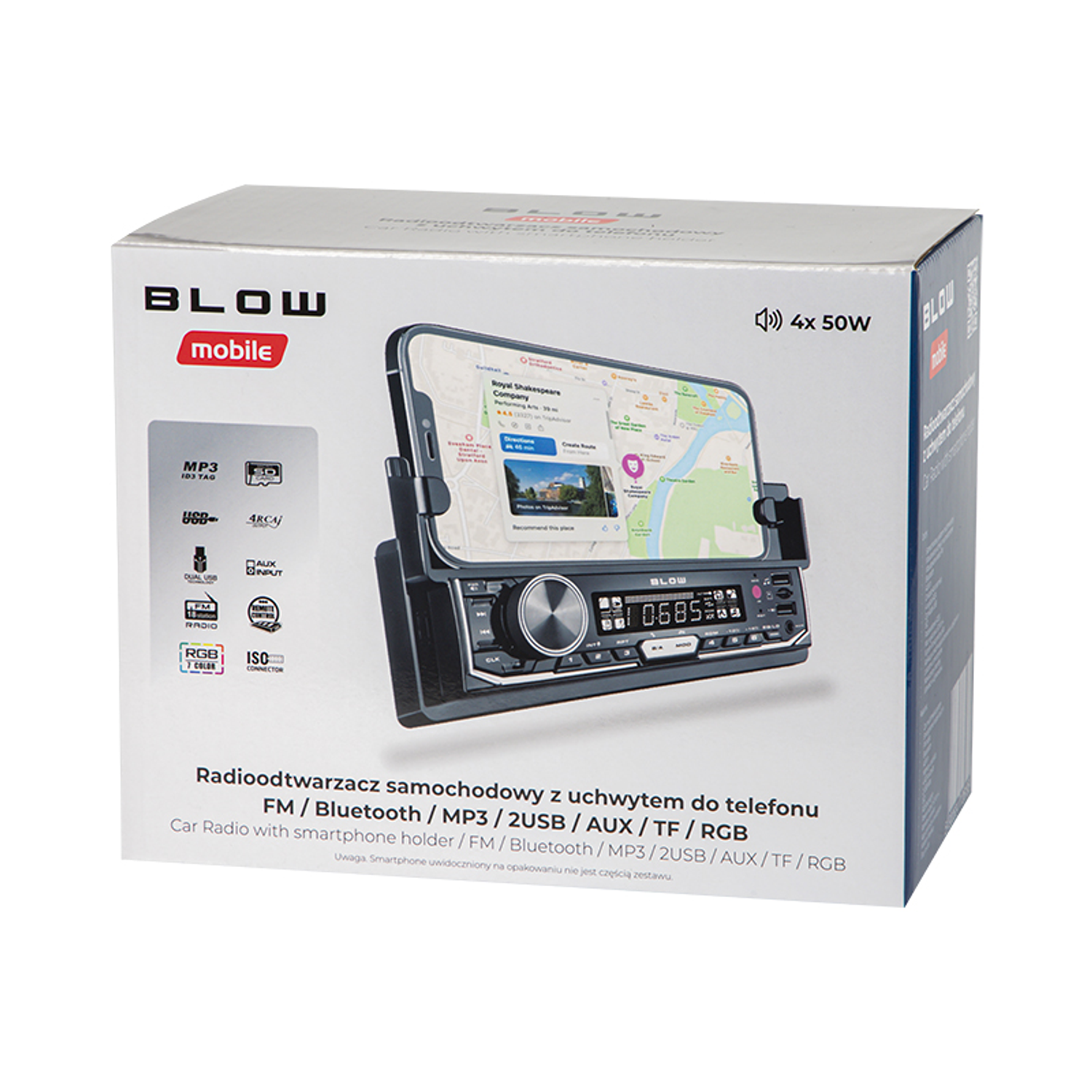 Autorrádio MP3 / USB / AUX / Bluetooth c/ Suporte Telemóvel AVH-8970 - Blow 4