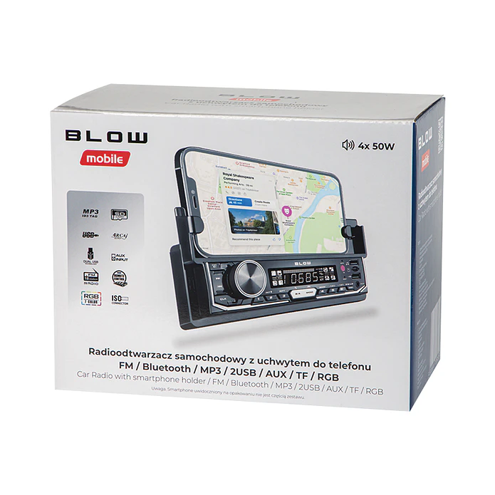 Autorrádio MP3 / USB / AUX / Bluetooth c/ Suporte Telemóvel AVH-8970 - Blow 4