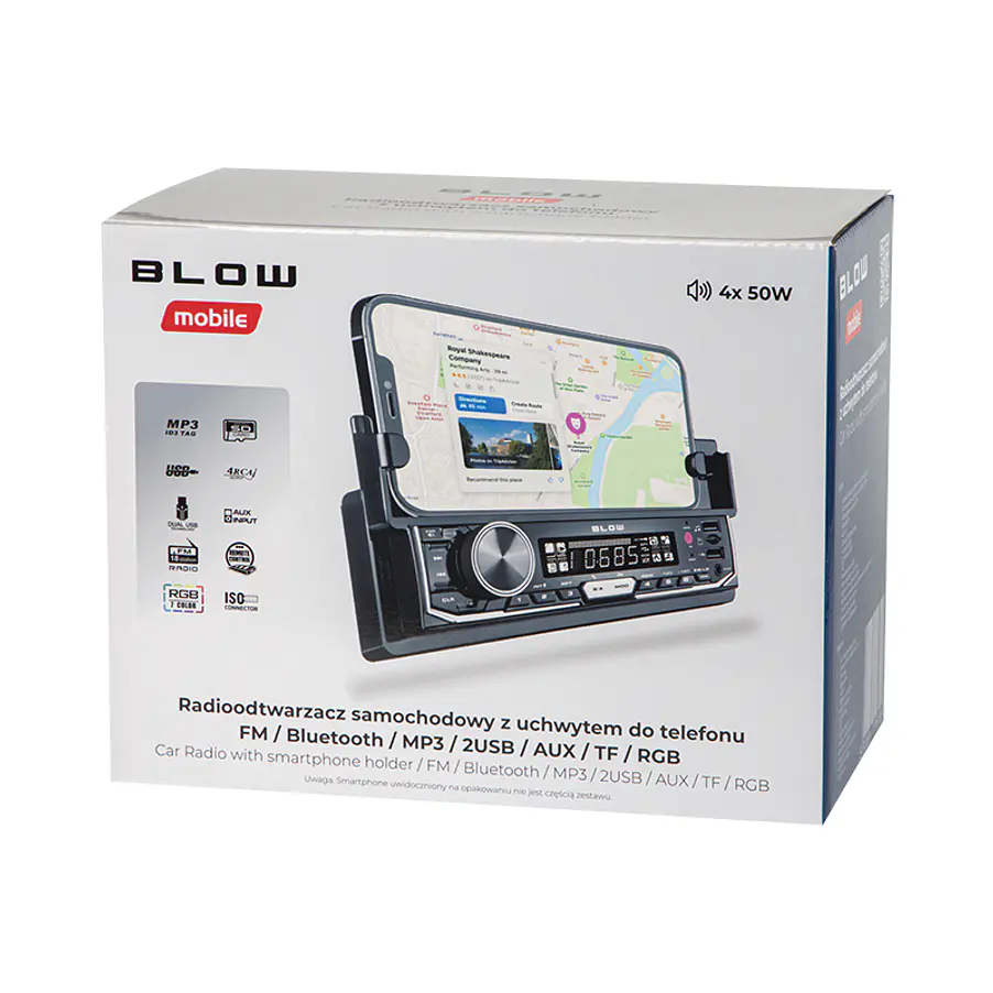 Autorrádio MP3 / USB / AUX / Bluetooth c/ Suporte Telemóvel AVH-8970 - Blow 4