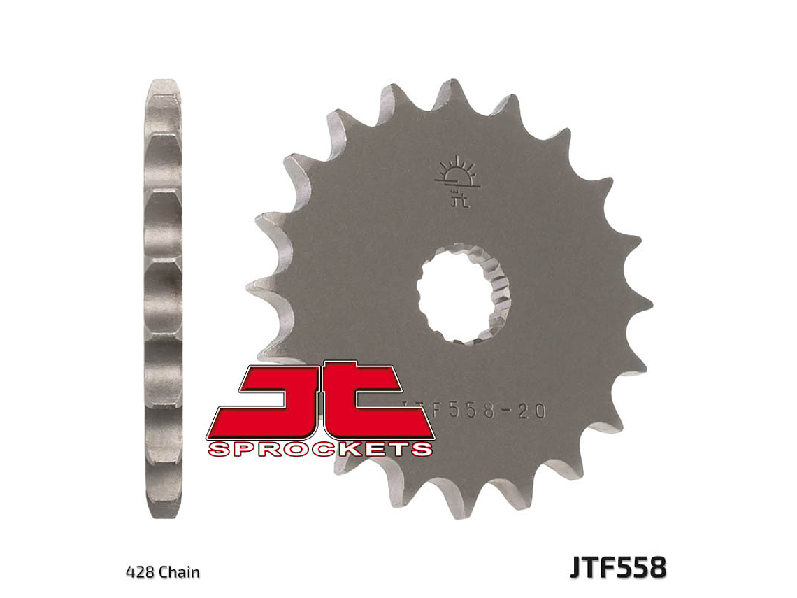 Pinhão de Ataque 16 Dentes Aço DTR 125 JT 558  1